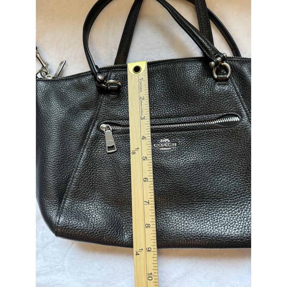 Coach L2054-79997 Black Pebbled Leather Tote Crossbody Shoulder Bag - Picture 9 of 9